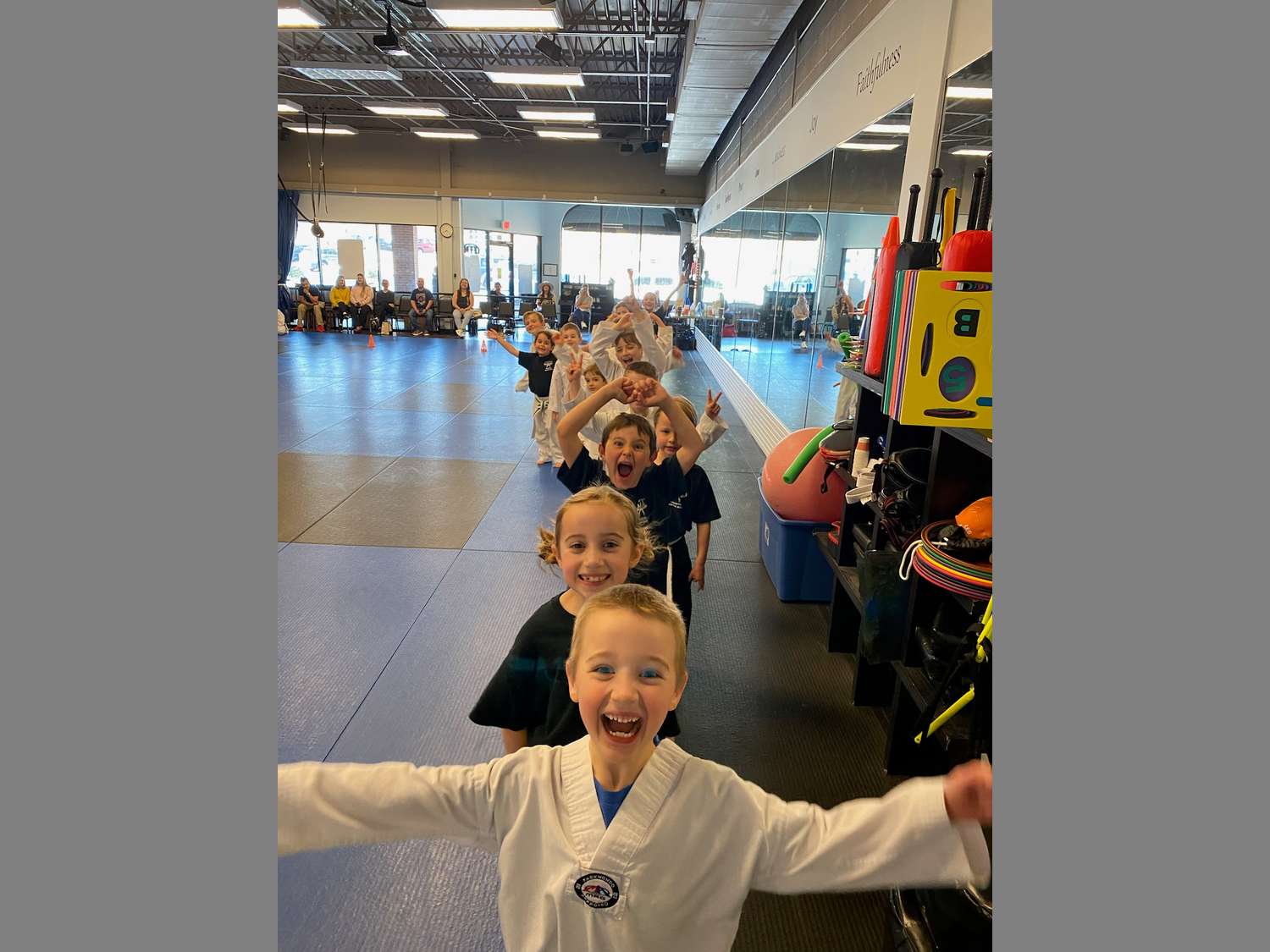 Kids Celebrate a Good Class